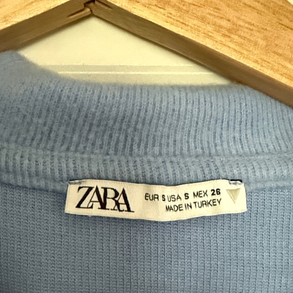 Zara Blue Women's Sweater - Picture 2 of 5